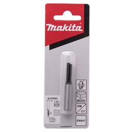 Fresa recta 1 filos, 6 mm Makita D-67692