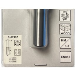 Broca recta, T.C.T., 19 x 73 mm Makita D-67957