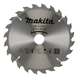 Disco sierra circular , Standard  T.C.T. 210 x 30 mm, 24 D Makita D-72291