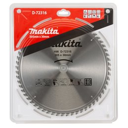 Disco sierra circular , Standard T.C.T. 305 x 30 mm, 60 D Makita D-72316