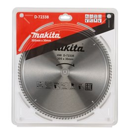 Disco sierra circular , Standard T.C.T. 305 x 30 mm, 100 D Makita D-72338