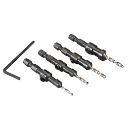 Set de brocas avellanadoras  4 pcs Makita D-73455