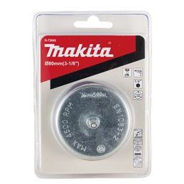 Copa ondulada latonada para taladro 80 mm, 0,3 mm, 1/4" Makita D-73645