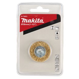 Cepillo oblicuo latonado para taladro, 38 mm, 0,3 mm, 1/4" Makita D-73651