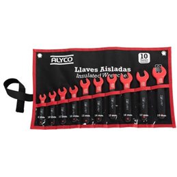 Jgo 10 Llaves Fijas Vde B/Nylon Alyco