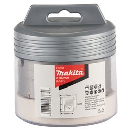 Broca de corona para SDS-PLUS, 100 mm Makita D-73966