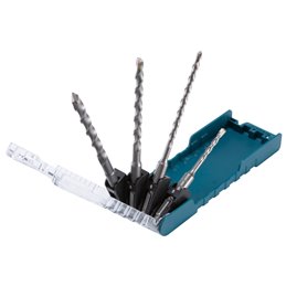 Set de brocas T.C.T, para SDS-PLUS, 4 pcs Makita D-74136