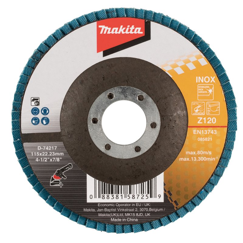 Disco de láminas 115 x 22,23 mm, Z120 Makita D-74217