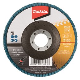 Disco de láminas 125 x 22,23 mm, Z120 Makita D-74251