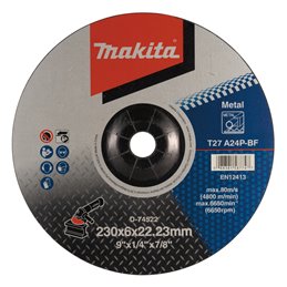 Disco esmerilador 230 x 6,0 mm, A24P Makita D-74522