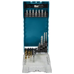 Taladro y Set de puntas, 17 pcs Makita D-74887