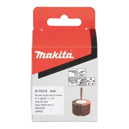 Cepillo lijas taladro, Ø50 x 20 mm, A40 Makita D-75378