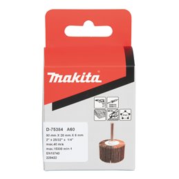 Cepillo lijas taladro, Ø50 x 20 mm, A60 Makita D-75384