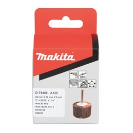 Cepillo lijas taladro, Ø50 x 20 mm, A120 Makita D-75409