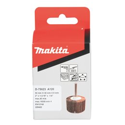 Cepillo lijas taladro, Ø50 x 30 mm, A120 Makita D-75823