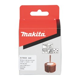 Cepillo lijas taladro, Ø60 x 30 mm, A40 Makita D-75839