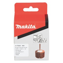 Cepillo lijas taladro, Ø60 x 30 mm, A60 Makita D-75845