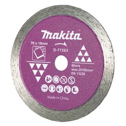 Disco de diamante 76 x 10 mm Makita D-77263