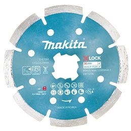 Disco de diamante 115 mm, X-LOCK Makita E-02060