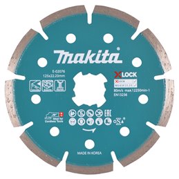 Disco de diamante 125 mm, X-LOCK Makita E-02076