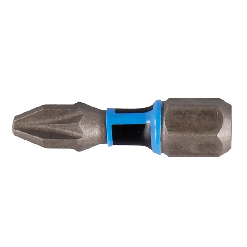 Punta torsión Impact Premier, PZ2, 25 mm, 1/4", 2 pcs Makita E-03171