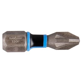 Punta torsión Impact Premier, PZ2, 25 mm, 1/4", 2 pcs Makita E-03171