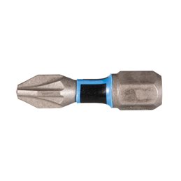 Punta torsión Impact Premier, PZ2, 25 mm, 1/4", 2 pcs Makita E-03171