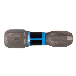 Punta torsión Impact Premier, PZ3, 25 mm, 1/4", 2 pcs Makita E-03187