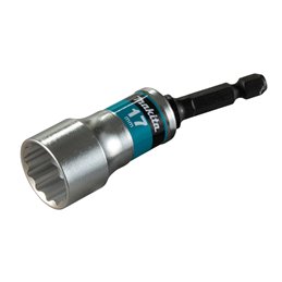 Llave de vaso vasculante Impact Premier, Hex 17 x 80 mm, 1/4" Makita E-03517