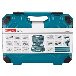 Hy tool y Set de punta, 120 pcs Makita E-06616