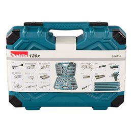 Hy tool y Set de punta, 120 pcs Makita E-06616