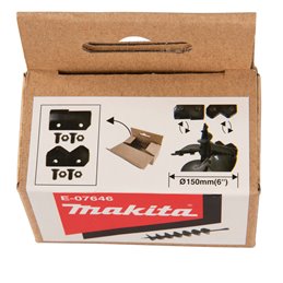 Cuchilla de repuesto Ahoyadora de 150 mm Makita E-07646