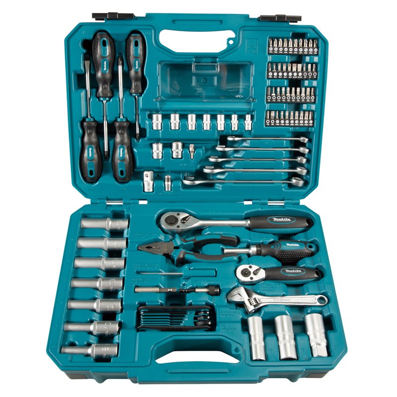 Set herramientas manuales, 87 pcs. Makita E-08458