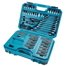 Set de llaves, puntas y vasos, 221 pcs Makita E-10883