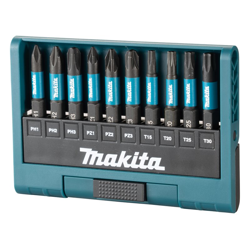 Set de punta Impact Black, 10 pcs Makita E-12011