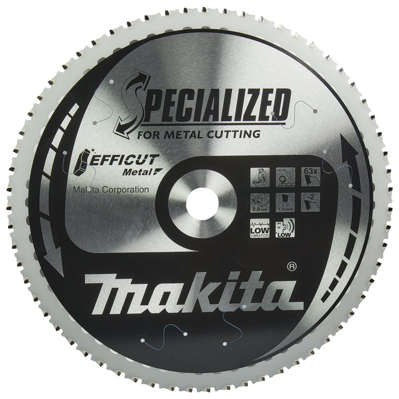 Disco sierra circular , Efficut T.C.T, 305 x 25,4 mm, 63T Makita E-12055