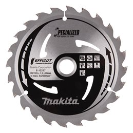 Disco sierra circular , Efficut T.C.T, 165 x 20 mm, 24 D Makita E-12217