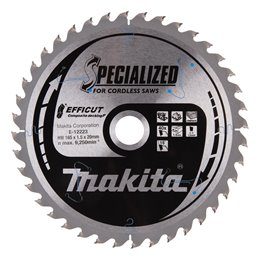 Disco sierra circular , Efficut T.C.T, 165 x 20 mm, 40 D Makita E-12223