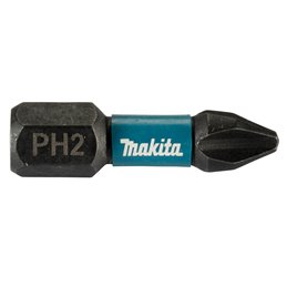 Punta Impact Black, PH2, 25 mm, 25 pcs x 12 Sets Makita E-12360-12