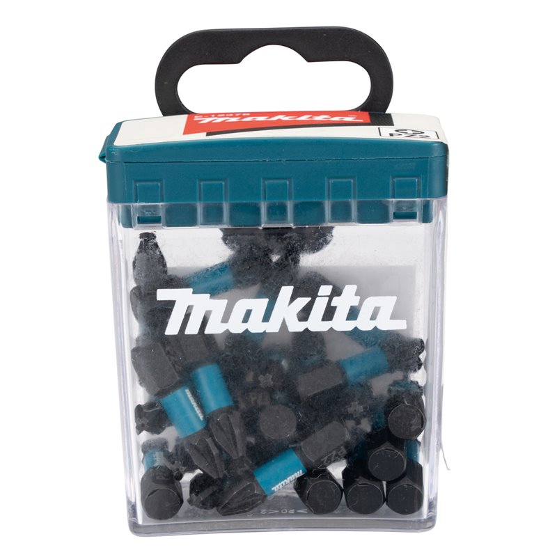 Punta Impact Black, PZ2, 25 mm, 25 pcs Makita E-12376