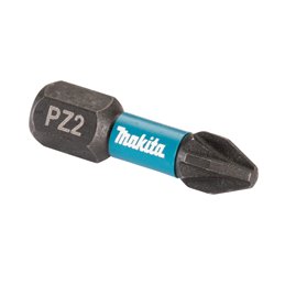 Punta Impact Black, PZ2, 25 mm, 25 pcs x 12 Sets Makita E-12376-12