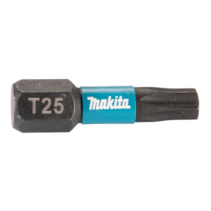 Punta Impact Black, T25, 25 mm, 25 pcs Makita E-12398