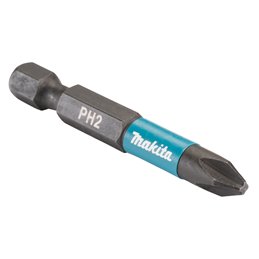 Punta Impact Black, PH2, 50 mm, 10 pcs Makita E-12407