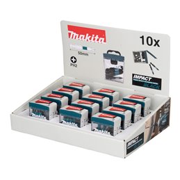 Punta Impact Black, PH2, 50 mm, 10 pc x 12 Sets Makita E-12407-12