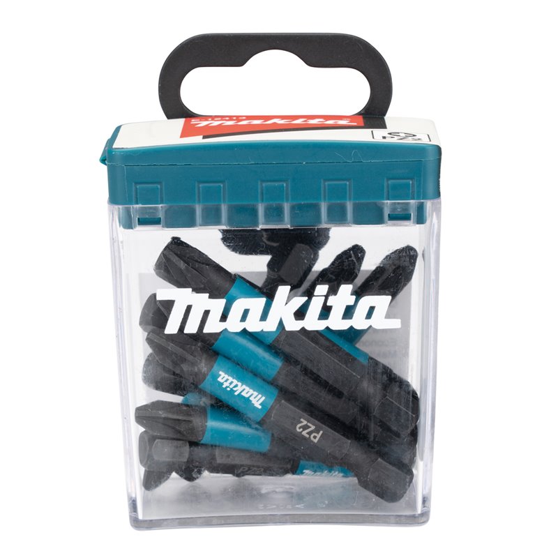 Punta Impact Black, PZ2, 50 mm, 10 pcs Makita E-12413