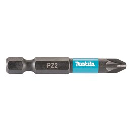 Punta Impact Black, PZ2, 50 mm, 10 pcs Makita E-12413