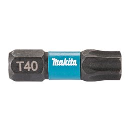 Punta Impact Black, T40, 25 mm, 25 pcs Makita E-12669