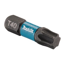 Punta Impact Black, T40, 25 mm, 25 pcs Makita E-12669