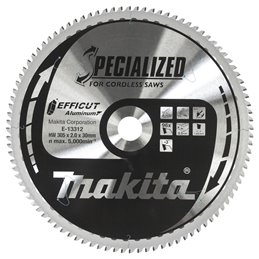 Disco sierra circular , Efficut T.C.T, 305 x 30 mm, 96T Makita E-13312