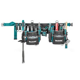 Juego de cinturón de herramientas de 3 fundas Makita E-15229